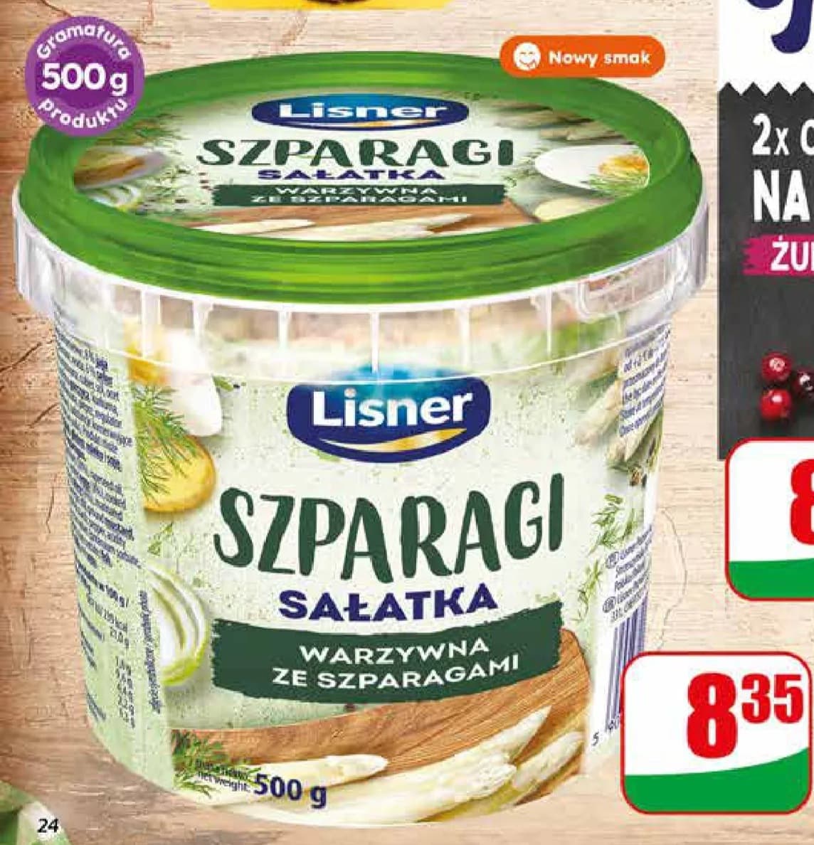 sałatka warzywna ze szparagami