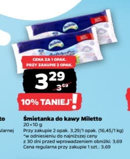śmietanka do kawy