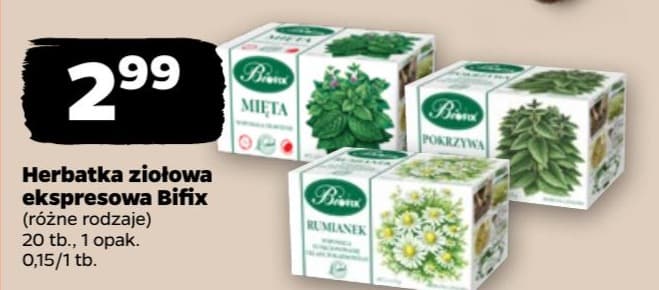 herbata ziołowa ekspresowa