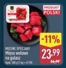 mięso wołowe na gulasz