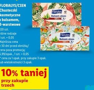 chusteczki kosmetyczne z balsamem