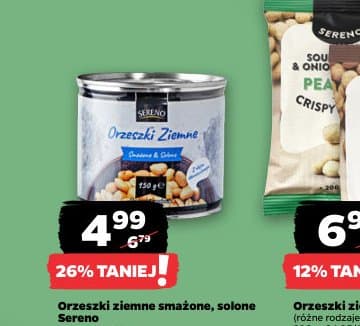 orzeszki ziemne smażone, solone