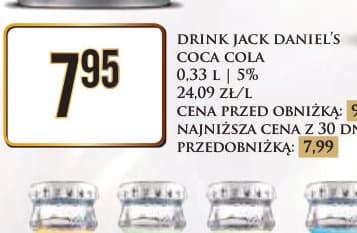 Jack Daniel's drink cola 0.33l