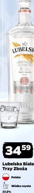Lubelska wódka czysta trzy zboża 37,5% 700ml