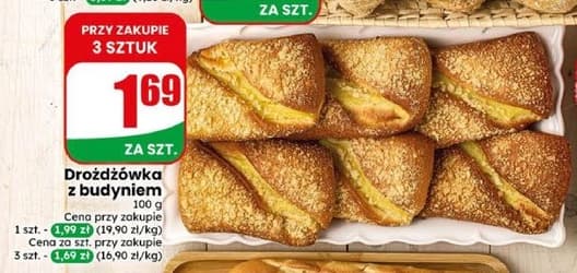 drożdżówka z budyniem