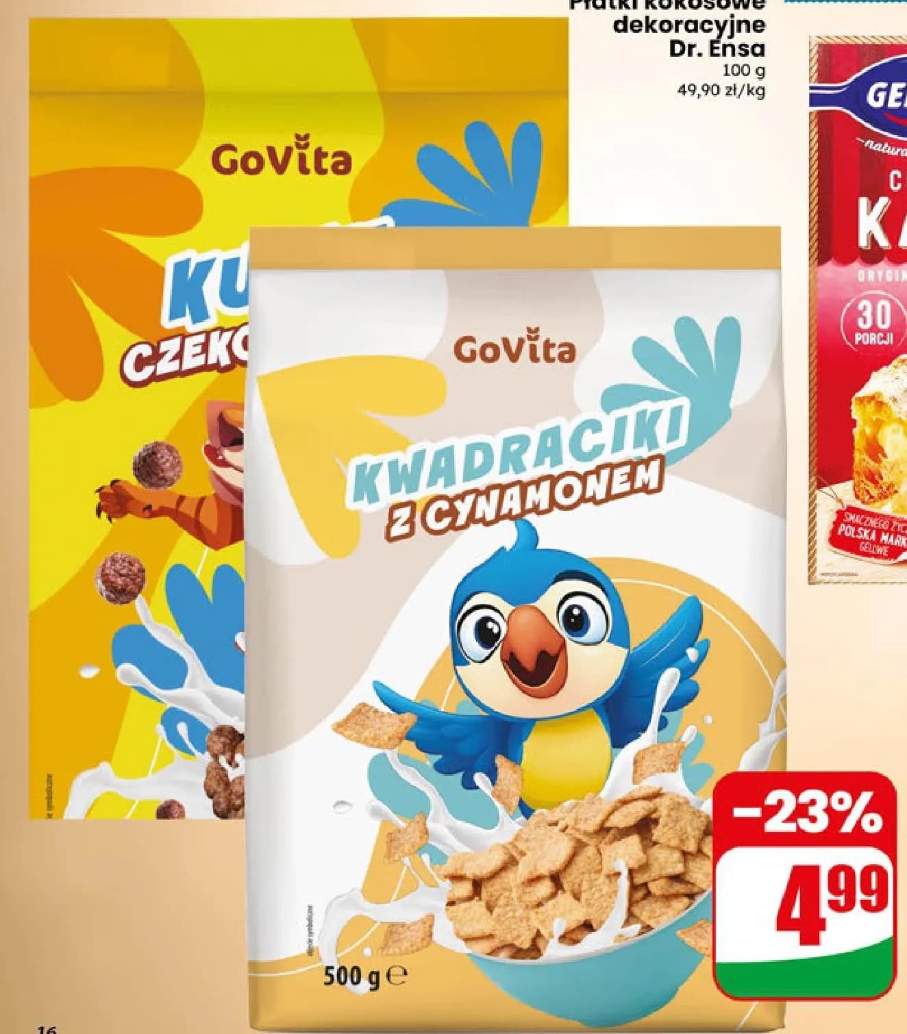 płatki z cynamonem