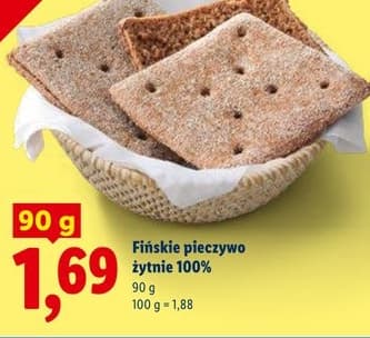 fińskie pieczywo żytnie 100%