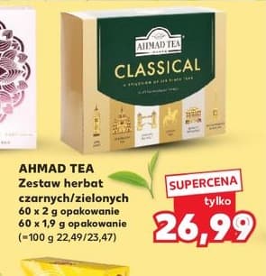zestaw herbat czarnych/zielonych