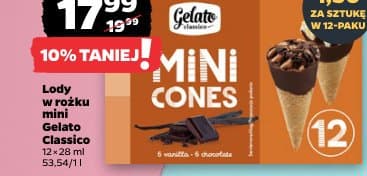 lody w rożku mini