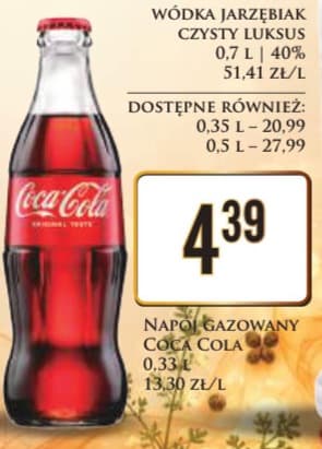 napój gazowany cola