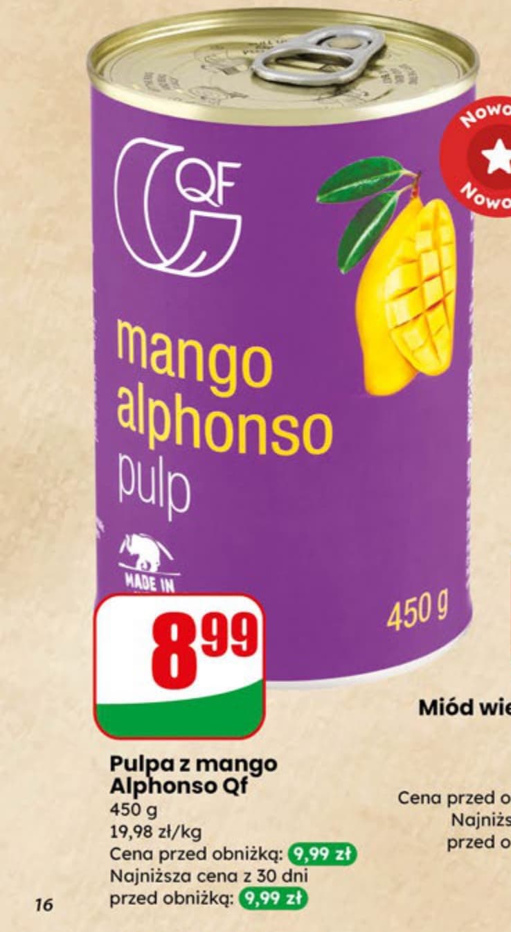 pulpa z mango alphonso