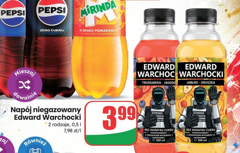 napój niegazowany