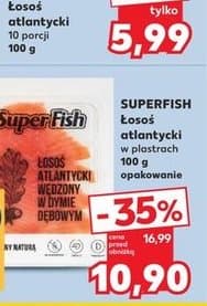 łosoś atlantycki w plastrach wędzony w dymie dębowym