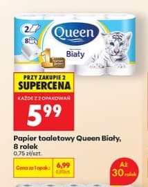 papier toaletowy biały