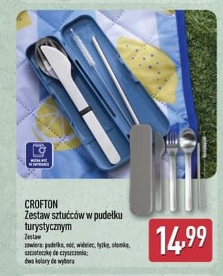 zestaw sztućców w pudełku turystycznym