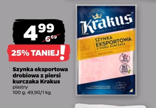 szynka eksportowa drobiowa z piersi kurczaka