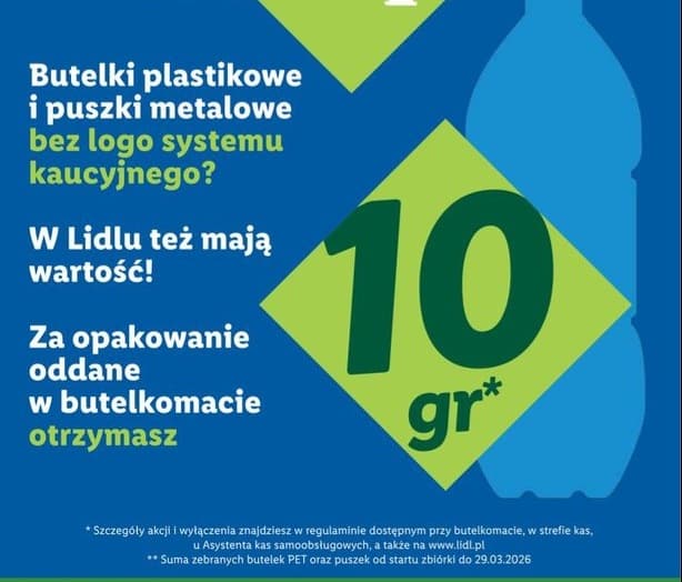 zwrot butelek i puszek