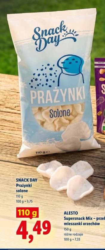 prażynki solone
