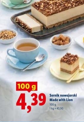 sernik nowojorski z Lionem
