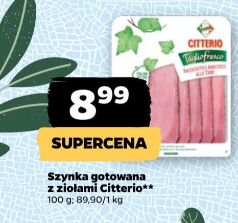 szynka gotowana z ziołami
