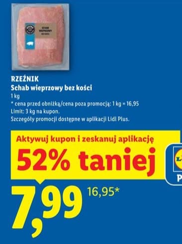 schab wieprzowy bez kości