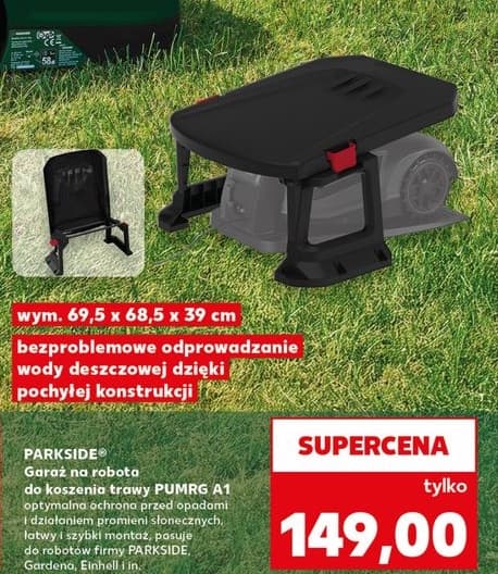 garaż na robota do koszenia trawy PUMRG A1
