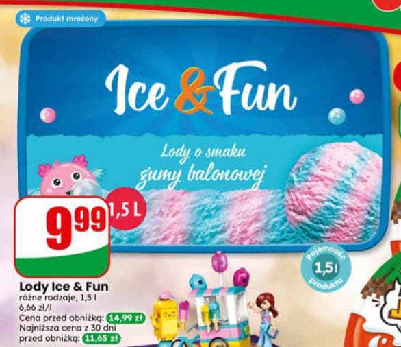 lody o smaku gumy balonowej