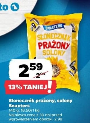 słonecznik prażony solony