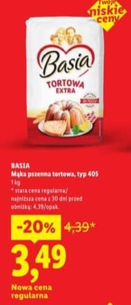 mąka pszenna tortowa typ 405