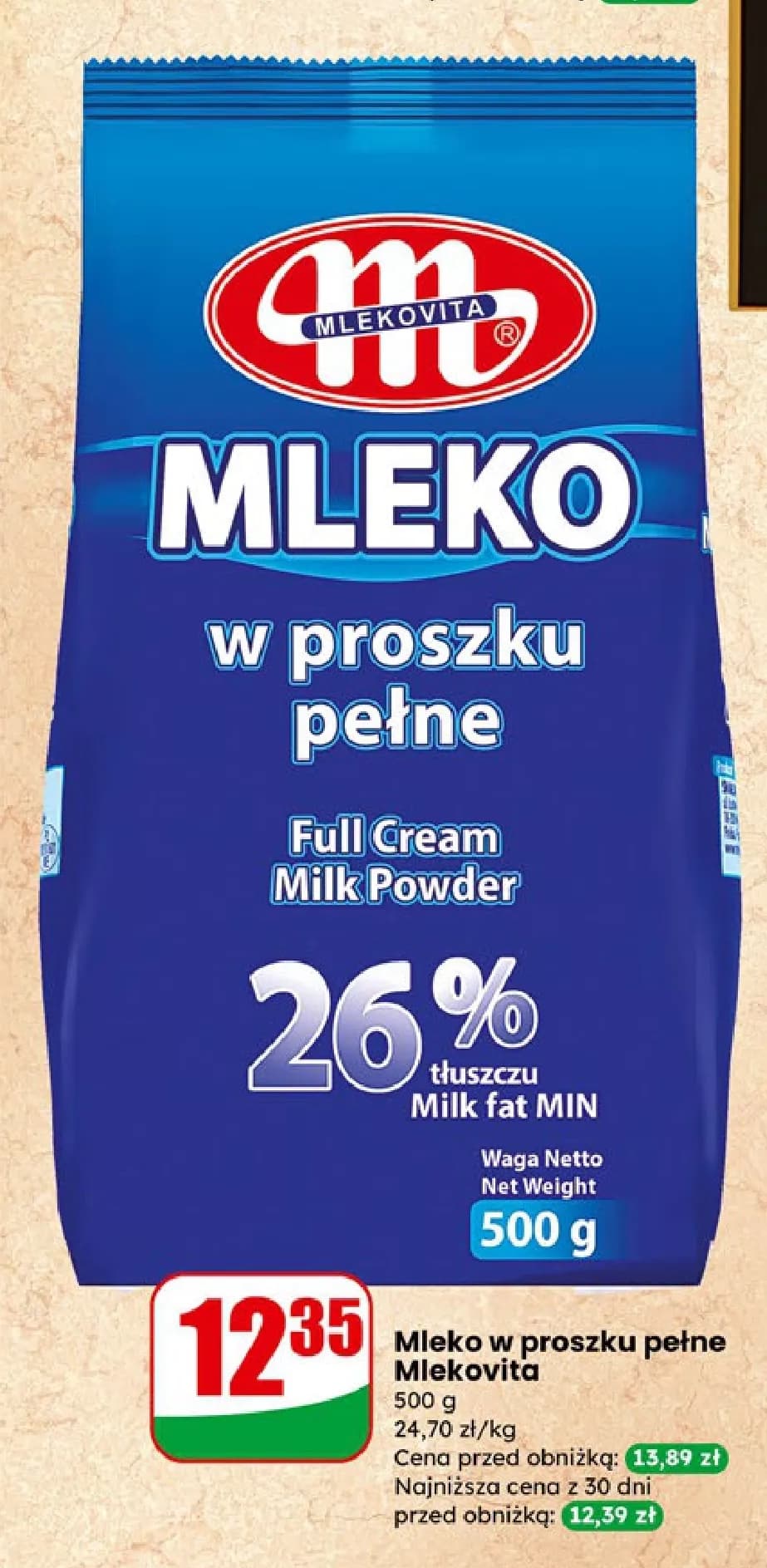 mleko w proszku pełne