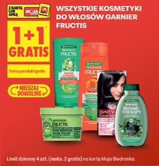 wszystkie kosmetyki do włosów Garnier Fructis