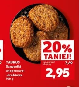 Taurus sznycelki wieprzowo-drobiowe 100g