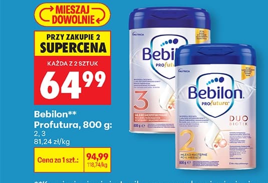 mleko modyfikowane początkowe i następne