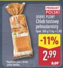 chleb tostowy pełnoziarnisty