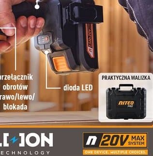 zakrętarka udarowa z silnikiem bezszczotkowym