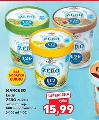 lody zero cukru różne rodzaje