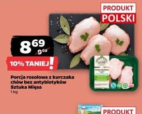 porcja rosołowa z kurczaka chów bez antybiotyków