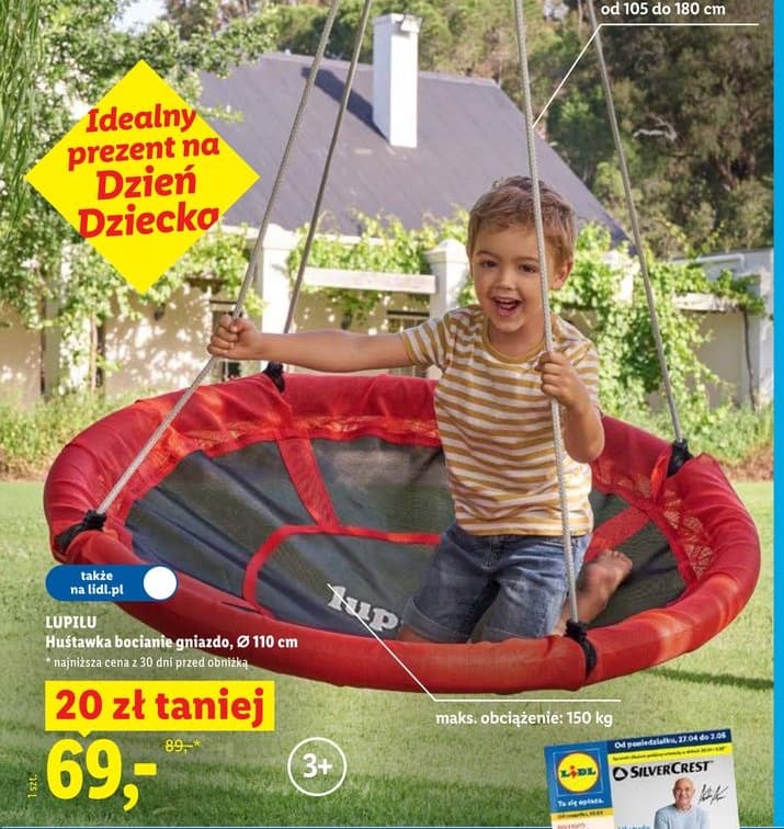 huśtawka bocianie gniazdo
