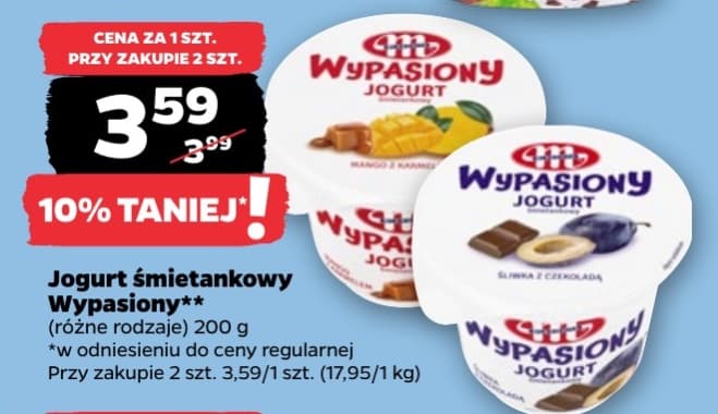 jogurt śmietankowy (różne rodzaje)