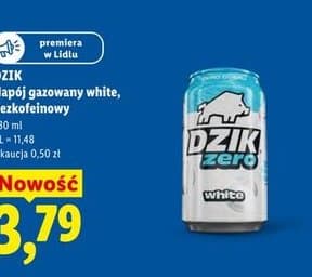 napój gazowany white bezkofeinowy