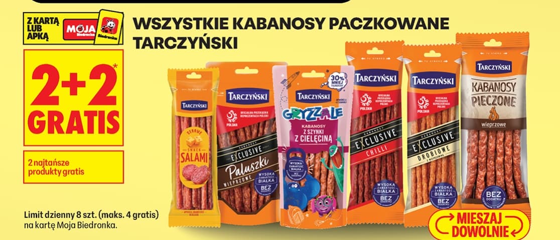 wszystkie kabanosy paczkowane