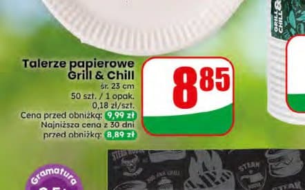 talerze papierowe