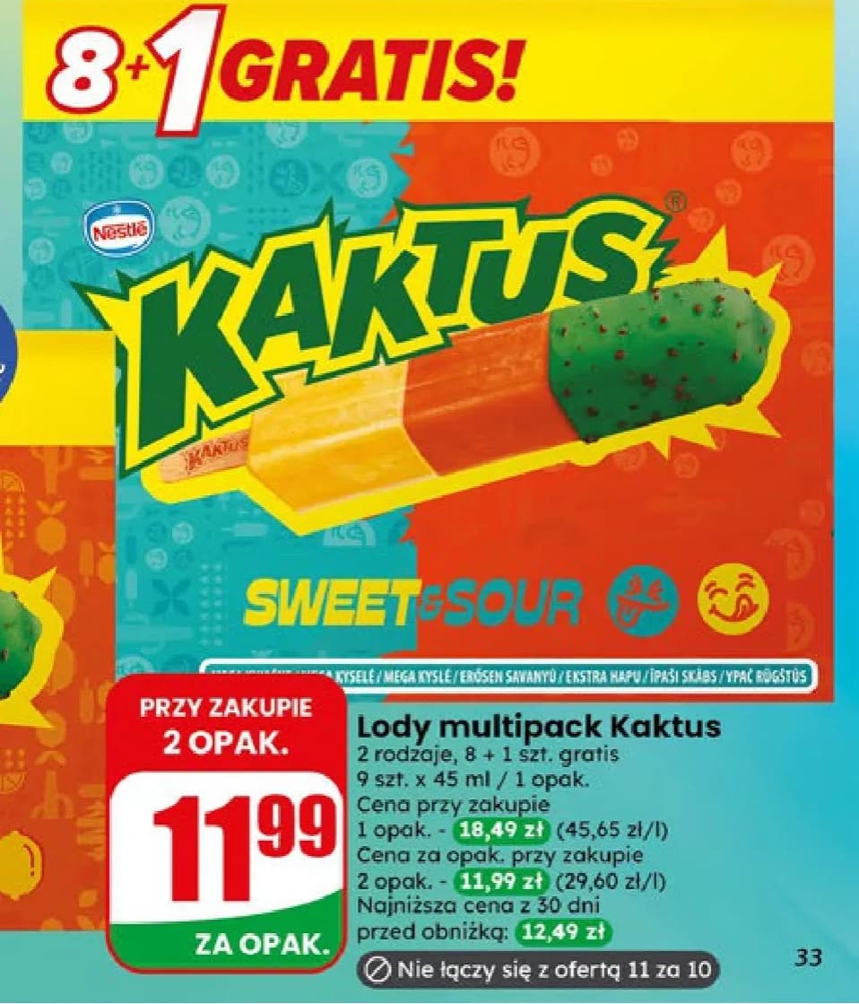 lody multipack 2 rodzaje