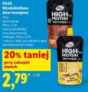 deser twarogowy wysokobiałkowy