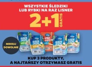 wszystkie śledziki lub rybki na raz