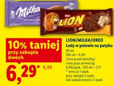 lody w polewie na patyku