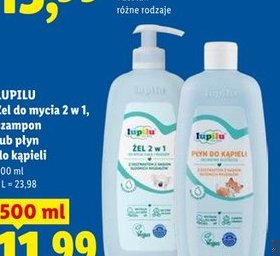Żel do mycia 2 w 1, szampon lub płyn do kąpieli