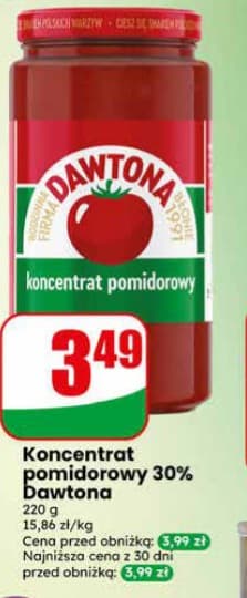 koncentrat pomidorowy 30%