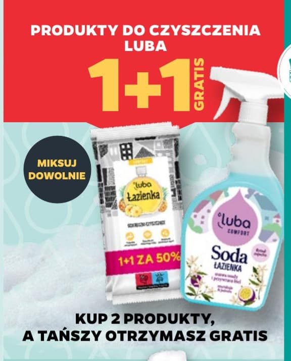 produkty do czyszczenia Luba 1+1 gratis