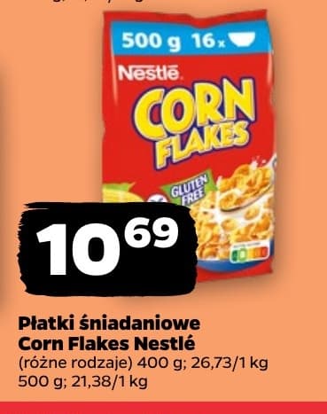 płatki śniadaniowe corn flakes